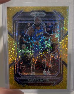 LeBron James Gold Sparkle