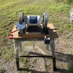 Rikon 1/2 HP Bench Grinder - 8" Set