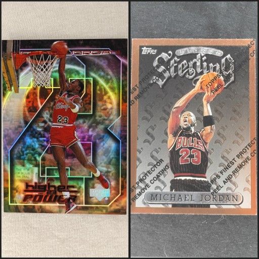 2 Michael Jordan Basketball Cards For 100 (Read Description For Details)