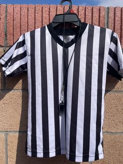 Halloween Kids Referee Shirt and Whistle - M