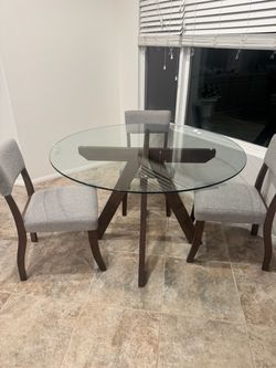 Kitchen dining table with 3 chairs