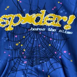 Blue And Yellow Spider Hoodie