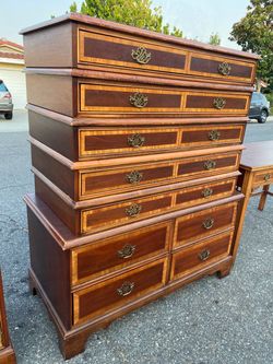 Tall stackable dresser