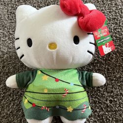 Hello Kitty Christmas Tree Plush New