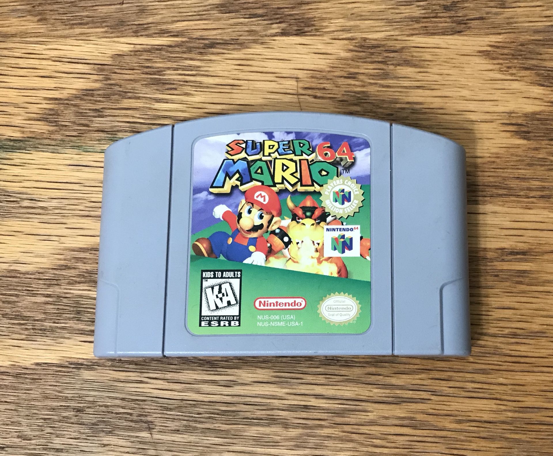 Super Mario 64 for Nintendo 64 video game console system n64 Bros brothers