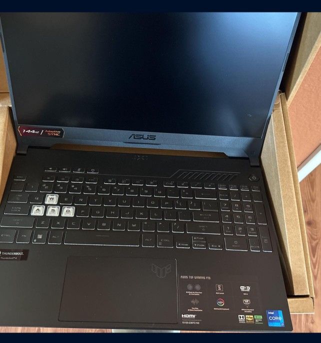 ASUS TUF F15 15.6" FHD Gaming Laptop, Intel Core i7-12700H, NVIDIA GeForce RTX 4070, 32GB RAM, 2TB SSD, RGB Keyboard, Numpad, Smart AMP Audio, Wi-Fi 6