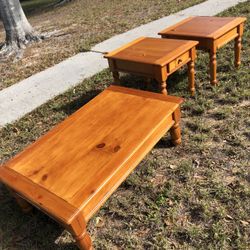 Coffee Table and Side Tables