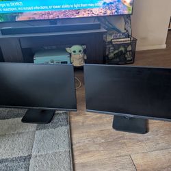 Two ViewSonic 24” Monitors 