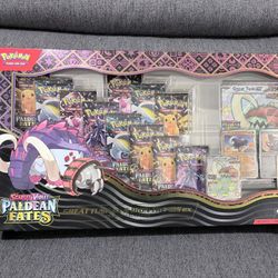 Paldean Fates Great Tusk Ex & Iron Treads Ex Premium Collection