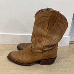 Freebird by Steven BANDITO Men's Size US 10 Mid-Calf Camel Leather Boots