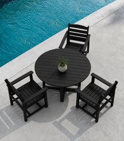 Set of 3 SERWALL Outdoor Chairs. Brand new in box