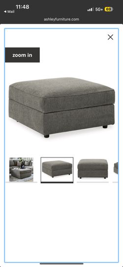 Gray Ottoman