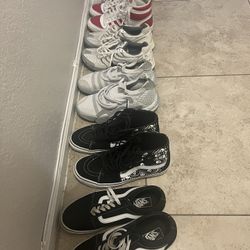 Nike, Jordan, Adidas And Vans Shoes
