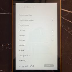 Yellow Amazon Fire 8 HD Tablet (8th Gen)