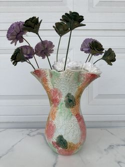 Beautiful Flowers with Vase