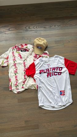 Puerto Rico Baseball Jersey Bundle with Hat