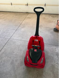 Red push buggy