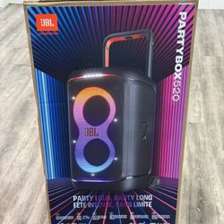 New JBL PartyBox 520 speaker. Has Bluetooth V5.4 and up to 15 hours of play time. Great for parties!