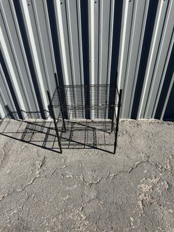 3-Tier Steel Wire Shelving Unit in Black (24 in. W x 30 in. H x 14 in. D)