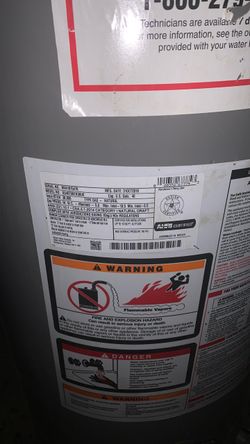 igniter is good. 40 Gallon Natural Gas Water Heater/Tank is leaking/igniter is good.