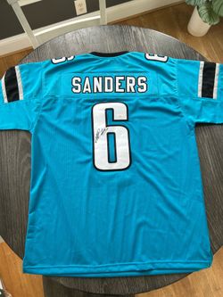 Miles Sanders Autographed Carolina Panthers Custom Jersey #11 (BAS Cert.)