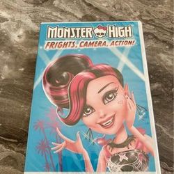 Néw sealed monster high frights camera action dvd
