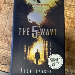 The 5th Wave Novel Signed Copy
