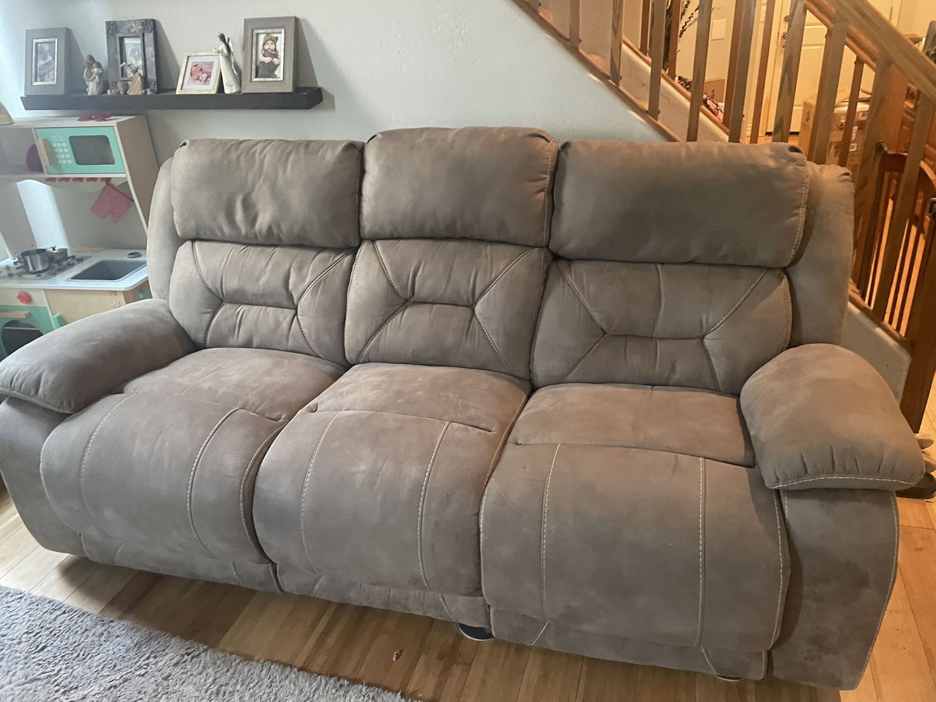 Sofa And Loveseat-tan