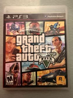Grand Theft Auto V PS3 Complete w/ Map & Manual - $11