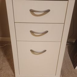 White Filing Cabinet