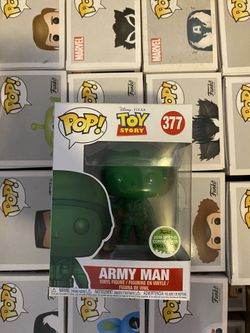 Funko POP Vinyl Movies Disney Pixar Toy Story Green Army Man Funko 2020 Spring Convention Exclusive figure 377