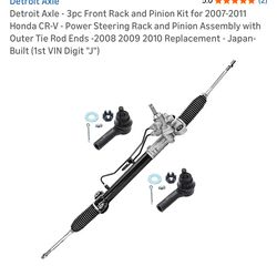 Rack and Pinion Kit (new) still has the plastic in it