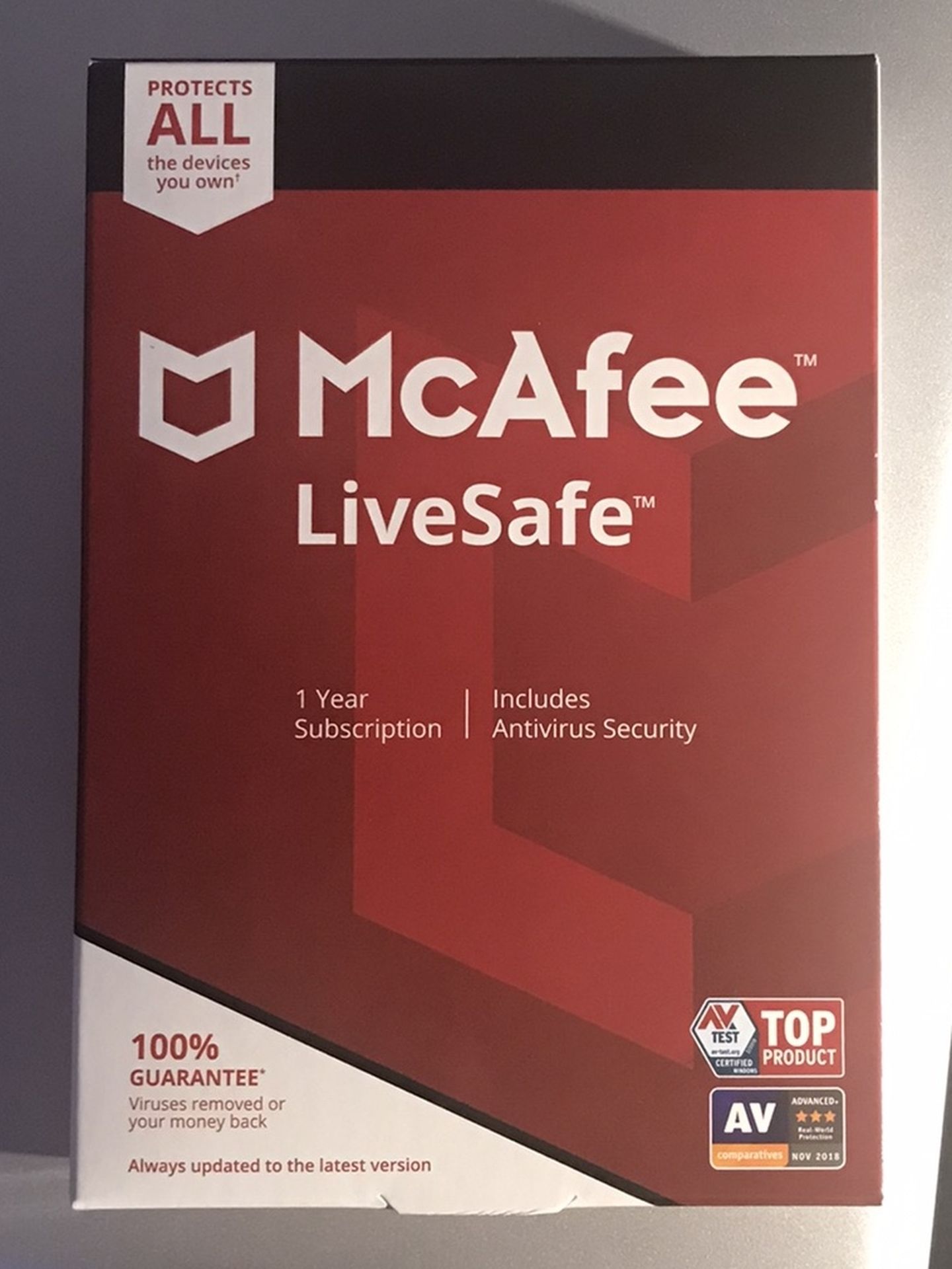 Antivirus McAfee Key Product