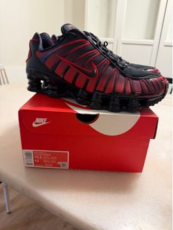 Nike Shox TL “black university red”