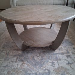 Ash Gray Wooden Coffee Table