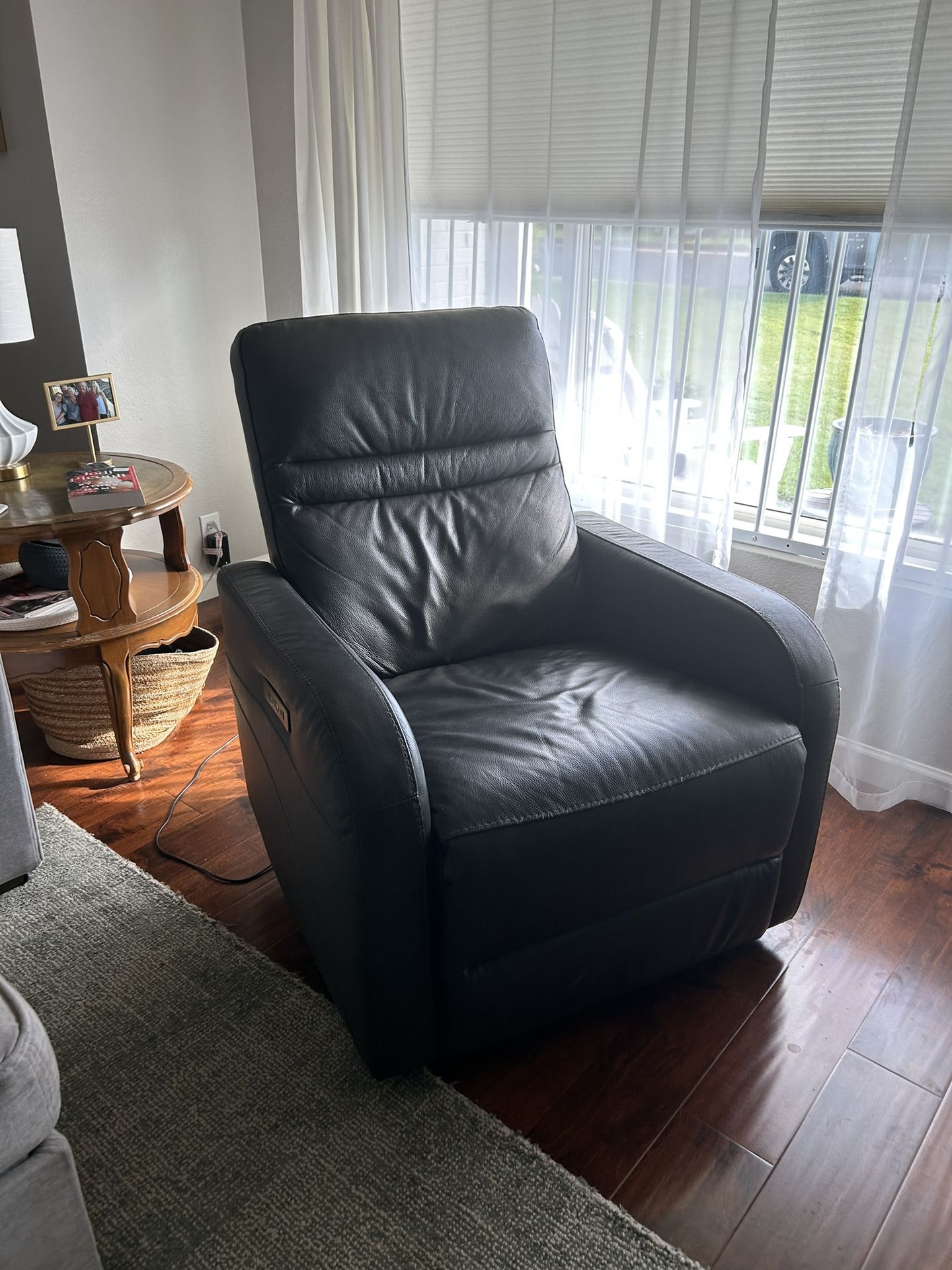 Aldryn Leather Power Glider Recliner