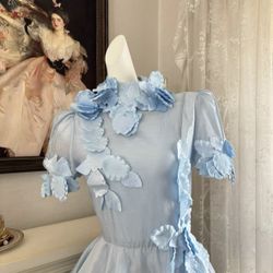 Light blue mini dress