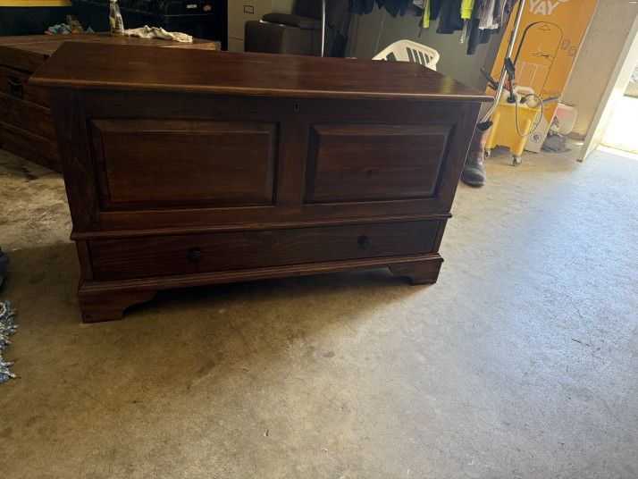 Two chests/trunks