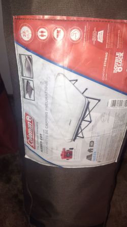 Queen size air bed cot