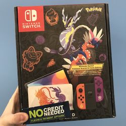 Nintendo Switch OLED Pokémon Edition New Gaming Console -90 Day Warranty-$1 DOWN-NO Credit Needed