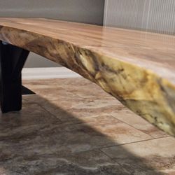 Live Edge Maple Coffee Table Large
