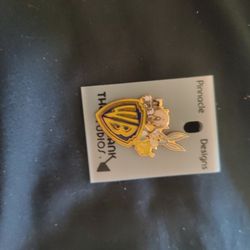 VTG 1987 WB Warner Brothers Bugs Bunny Tweety Porky Pig Sylvester Pin Badge