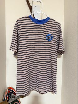 Santa Cruz Striped T-Shirt – Size Medium