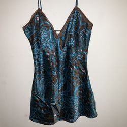 Xhilaration Blue Paisley Camisole