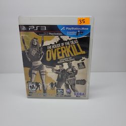 $35 Playstation 3 PS3 The house of the dead overkill complete 