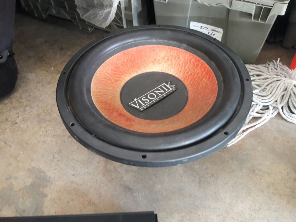 Visonik 15 2025 inch subwoofers