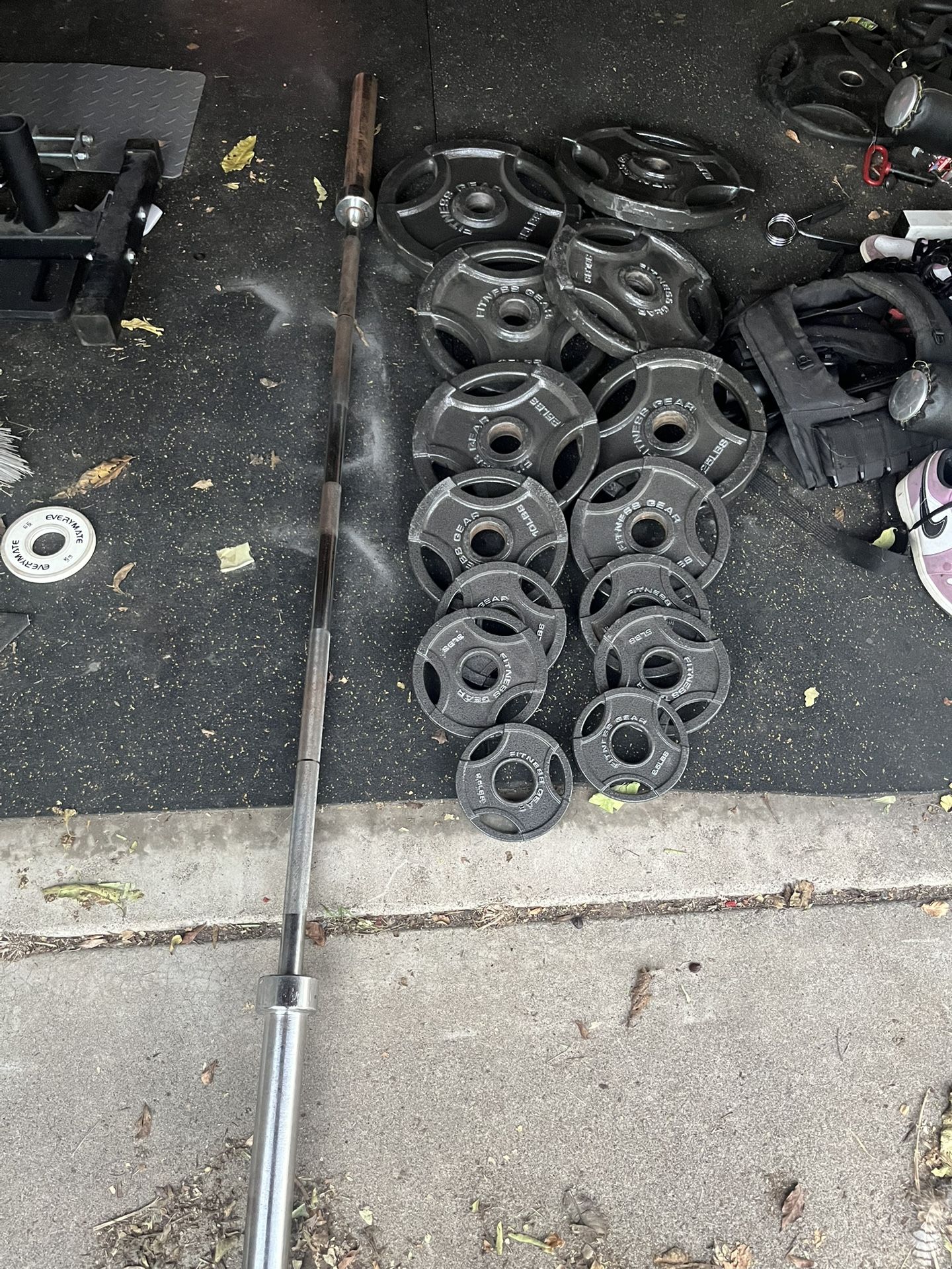 Olympic Weights And Barbell