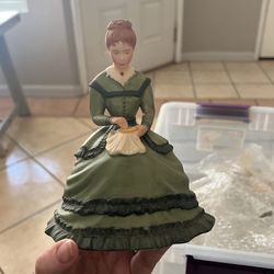 Meg from little women designed by Tasha Tudor Hand painted fine porcelain
