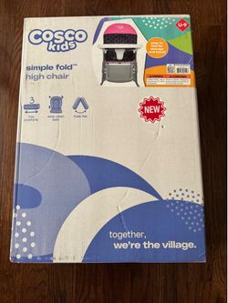 Cosco Kids Simple Fold High Chair. Brand New In Box