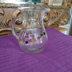 GLASS PITCHER 